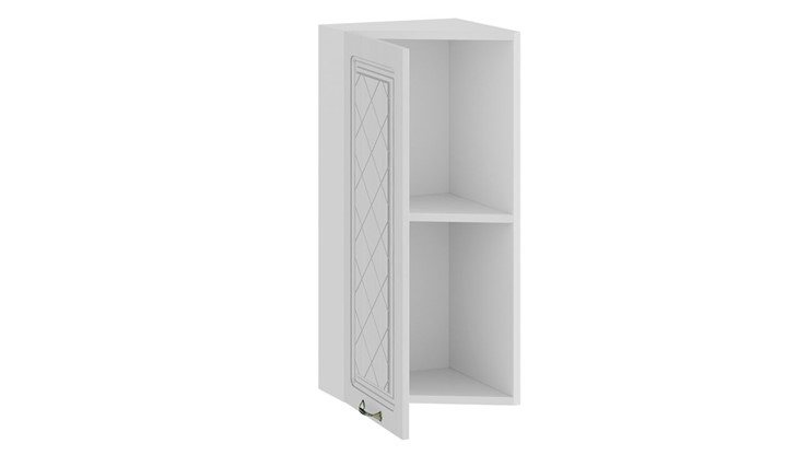 Кухонный торцевой шкаф Бьянка 1В3Т (Белый/Дуб белый) в Вологде - изображение 1