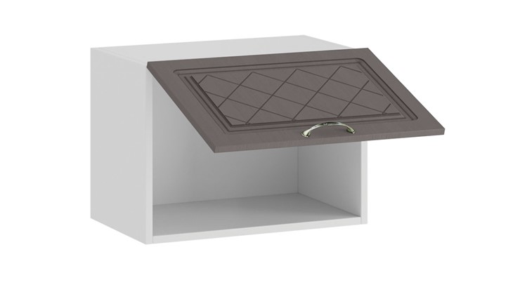 Навесной кухонный шкаф Бьянка 1В5Г (Белый/Дуб серый) в Вологде - изображение 1