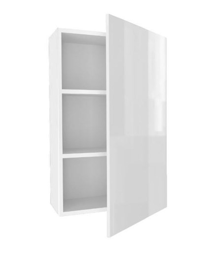 Шкаф кухонный высокий 600, Шервуд, ЛД 281.450.000.167, белый/белый глянец в Вологде - изображение 1