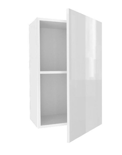 Шкаф кухонный 450, Шервуд, ЛД 281.330.000.159, белый/белый глянец в Вологде - изображение 1