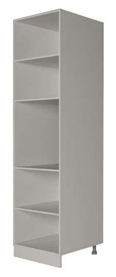 Шкаф-пенал на кухню П7 2, Сатин/Белый в Вологде - изображение 1