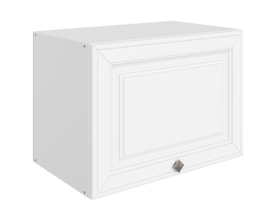 Кухонный шкаф Мишель L500 Н360 (1 дв. гл.) эмаль (белый/белый) в Вологде - изображение