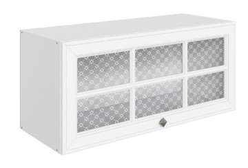 Навесной кухонный шкаф Мишель L800 Н360 (1 дв. реш.) эмаль (белый/белый) в Вологде - предосмотр