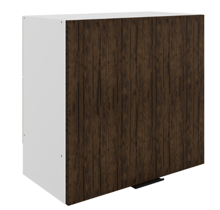 Кухонный шкаф Стоун L600 Н566 (1 дв. гл.) (белый/палисандр) в Вологде - изображение