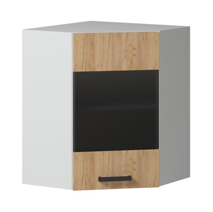 Кухонный шкаф угловой 600 с стеклом в Вологде - изображение