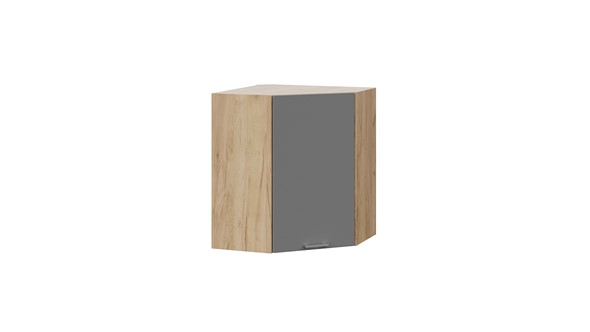 Шкаф кухонный угловой Габриэлла 1В6У (Дуб Крафт золотой/Титан) в Вологде - изображение