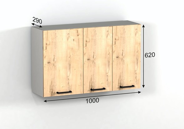 Навесной шкаф Эконика 62*100*28 см в Вологде - изображение