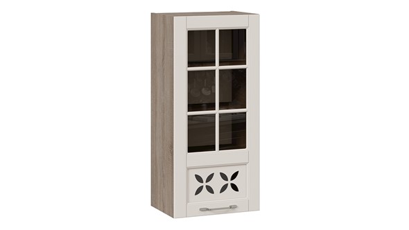 Кухонный навесной шкаф Скай В_96-45_1ДРДс(R) (Бежевый софт) в Вологде - изображение