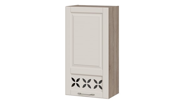 Кухонный навесной шкаф Скай В_96-50_1ДРД(L) (Бежевый софт) в Вологде - изображение