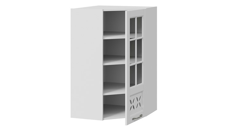 Кухонный навесной шкаф Скай ВУ45_96-(40)_1ДРДс(R) (Белоснежный софт) в Вологде - изображение 1