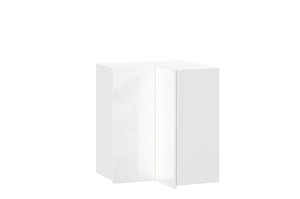 Шкаф кухонный угловой Шервуд, ЛД 281.500.000.169, белый/белый глянец в Вологде - изображение