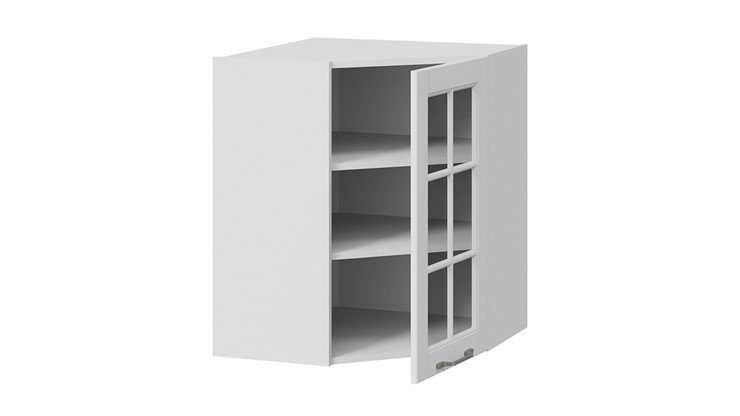 Кухонный навесной шкаф Скай ВУ45_72-(40)_1ДРс (Белоснежный софт) в Вологде - изображение 1