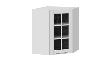 Кухонный навесной шкаф Скай ВУ45_72-(40)_1ДРс (Белоснежный софт) в Вологде - предосмотр