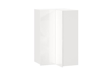 Шкаф кухонный угловой высокий Шервуд, ЛД 281.570.000.170, белый/белый глянец в Вологде