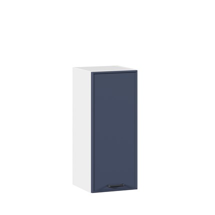 Шкаф настенный 300 Индиго ЛД 298.310.000.100, Белый/Тёмно-синий в Вологде - изображение