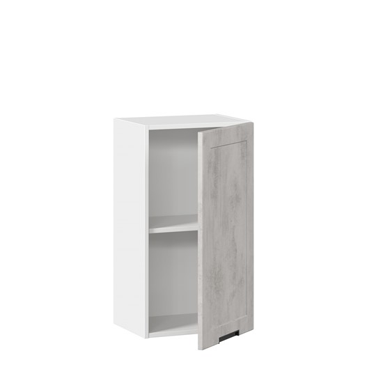Шкаф кухонный 400 Джамис ЛД 296.320.000.017, Белый/Белый камень в Вологде - изображение 1