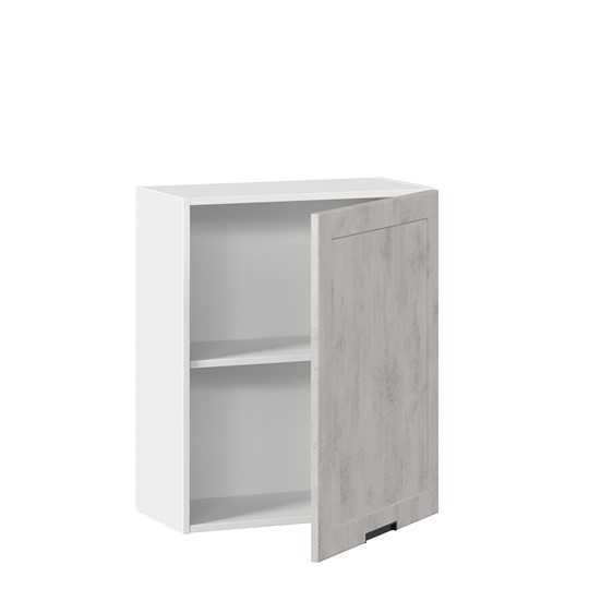 Кухонный шкаф 600 Джамис ЛД 296.350.000.020, Белый/Белый камень в Вологде - изображение 1