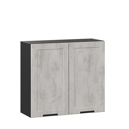 Кухонный шкаф 800 Джамис ЛД 296.360.000.064, Чёрный/Белый камень в Вологде - изображение