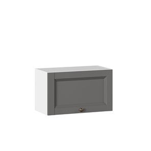 Шкаф настенный Амели-3 600 горизонтальный ЛД 299.710.000.061, Белый/Оникс серый в Вологде