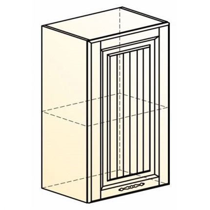 Навесной шкаф Бавария L450 H720 (1 дв. гл.) в Вологде - изображение