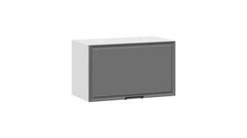 Навесной шкаф Белладжио 1В6Г (Белый, Софт графит) в Вологде - предосмотр