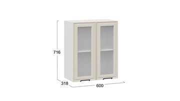 Кухонный шкаф Белладжио 1В6С (Белый, Софт панакота) в Вологде - предосмотр 2