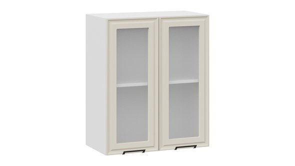 Кухонный шкаф Белладжио 1В6С (Белый, Софт панакота) в Вологде - изображение