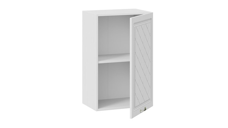 Навесной шкаф Бьянка 1В45 (Белый/Дуб белый) в Вологде - изображение 1