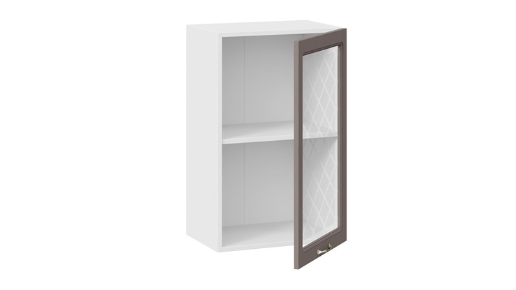 Навесной шкаф Бьянка 1В45С (Белый/Дуб серый) в Вологде - изображение 1