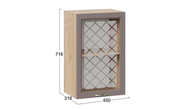 Кухонный шкаф Бьянка 1В45С (Дуб крафт золотой/Дуб серый) в Вологде - изображение 2