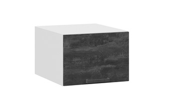 Шкаф навесной Детройт 1В5ГП (Белый/Угольный Камень) в Вологде
