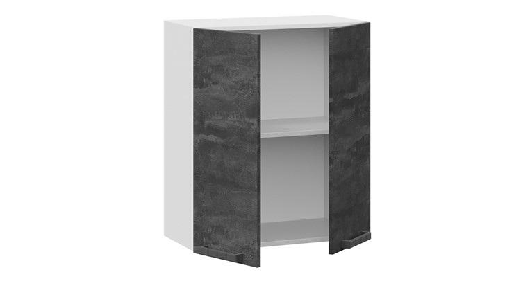 Шкаф кухонный Детройт 1В6 (Белый/Угольный Камень) в Вологде - изображение 1