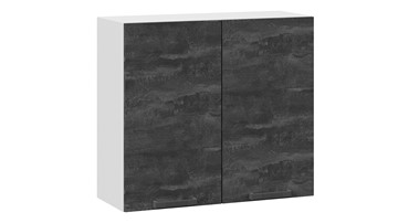 Навесной кухонный шкаф Детройт 1В8 (Белый/Угольный Камень) в Вологде - предосмотр
