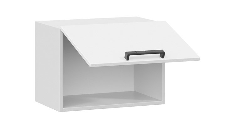 Кухонный шкаф Детройт исп. 2 1В5Г (Белый/Белый глянец) в Вологде - изображение 1