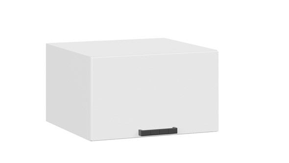 Шкаф навесной Детройт исп. 2 1В6ГП (Белый/Белый глянец) в Вологде - изображение