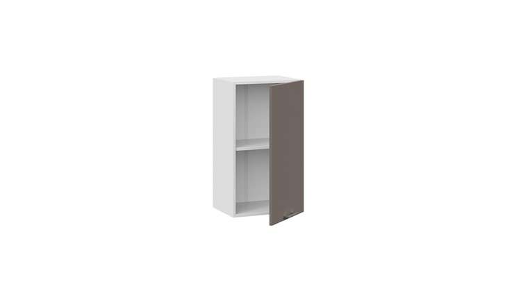 Шкаф навесной Габриэлла 1В4 (Белый/Муссон) в Вологде - изображение 1