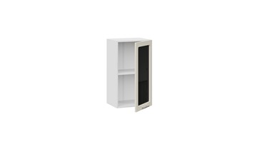 Кухонный навесной шкаф Габриэлла 1В4С (Белый/Крем) в Вологде - предосмотр 1