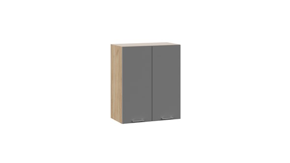 Навесной кухонный шкаф Габриэлла 1В6 (Дуб Крафт золотой/Титан) в Вологде - изображение