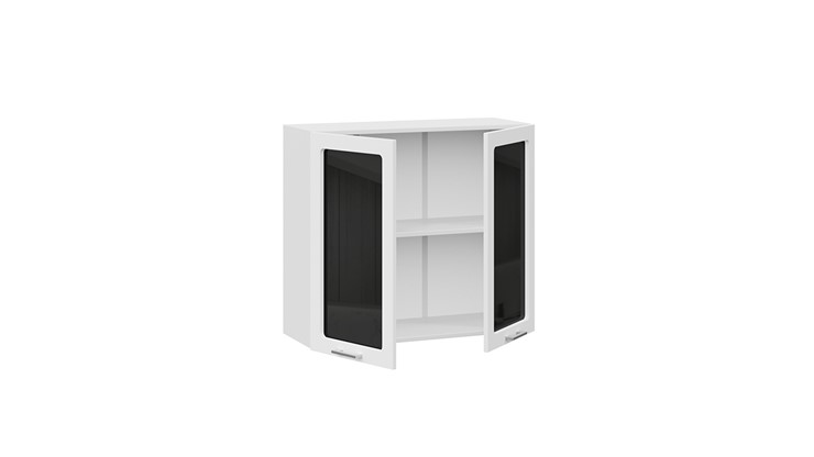 Навесной кухонный шкаф Габриэлла 1В8С (Белый/Сноу) в Вологде - изображение 1