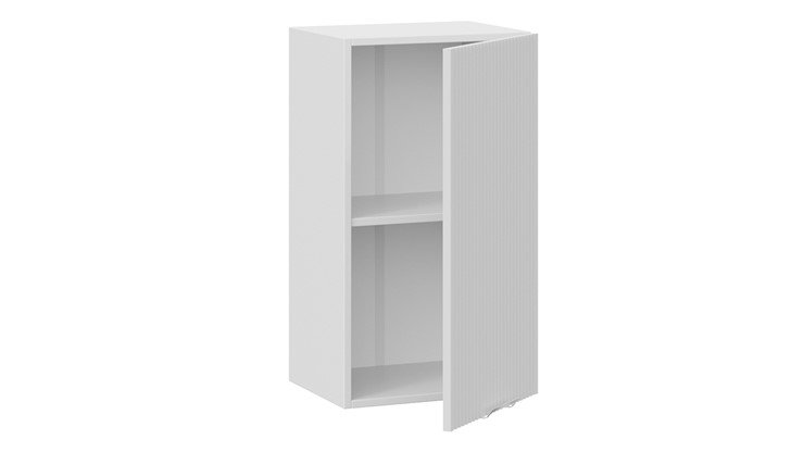 Шкаф настенный Кимберли 1В4 (Белый, Сноу) в Вологде - изображение 1