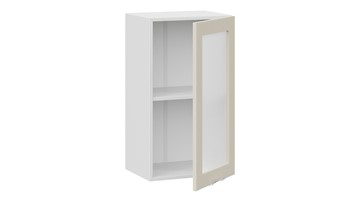 Настенный шкаф Кимберли 1В4С (Белый, Крем) в Вологде - предосмотр 1