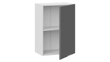 Шкаф навесной Кимберли 1В5 (Белый, Титан) в Вологде - предосмотр 1