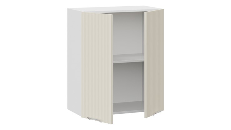 Шкаф навесной Кимберли 1В6 (Белый, Крем) в Вологде - изображение 1