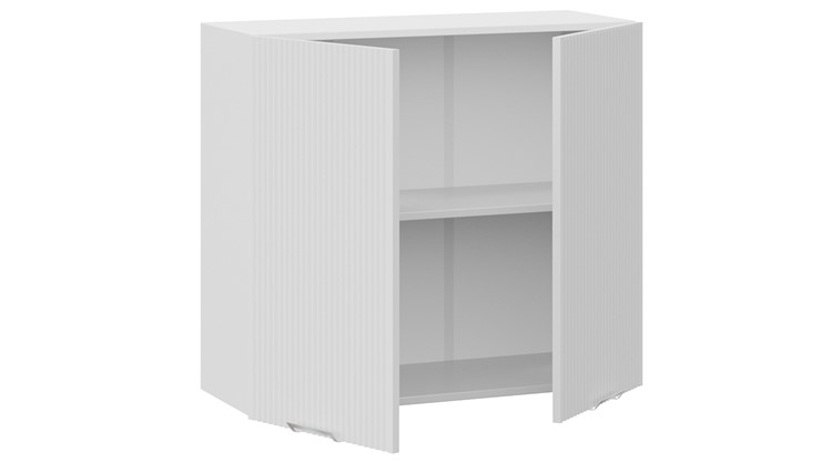 Шкаф настенный Кимберли 1В8 (Белый, Сноу) в Вологде - изображение 1