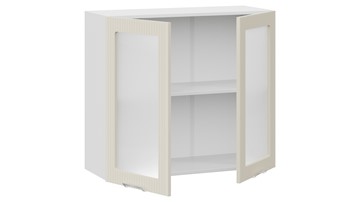 Кухонный навесной шкаф Кимберли 1В8С (Белый, Крем) в Вологде - предосмотр 1