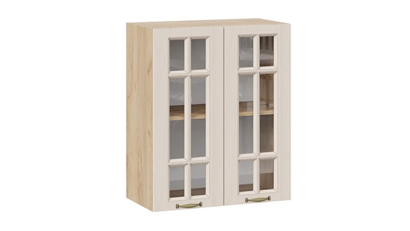 Кухонный шкаф Лина 1В6С (Дуб Крафт Золотой/Крем) в Вологде - изображение
