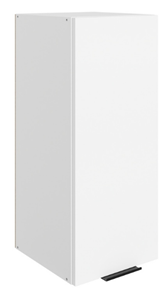 Навесной шкаф Стоун L300 Н720 (1 дв. гл.) (белый/джелато софттач) в Вологде
