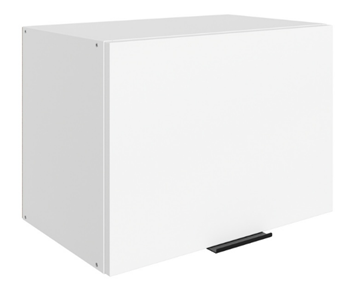 Навесной кухонный шкаф Стоун L500 Н360 (1 дв. гл.) (белый/джелато софттач) в Вологде