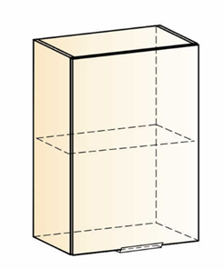 Навесной кухонный шкаф Стоун L500 Н720 (1 дв. гл.) (белый/полынь софттач) в Вологде - предосмотр 1