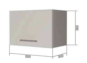 Кухонный навесной шкаф В350, МДФ Розовый шагрень/Антрацит в Вологде